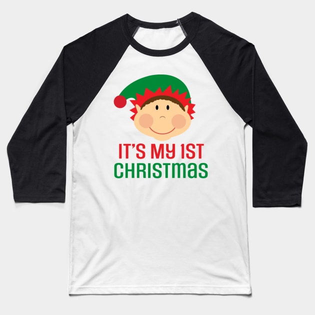 My 1st Christmas Baseball T-Shirt by D3monic